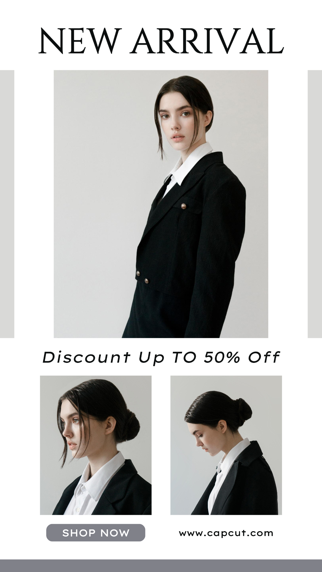 Collage minimaliste - Affiche marketing Affichage du produit Insatgram Story