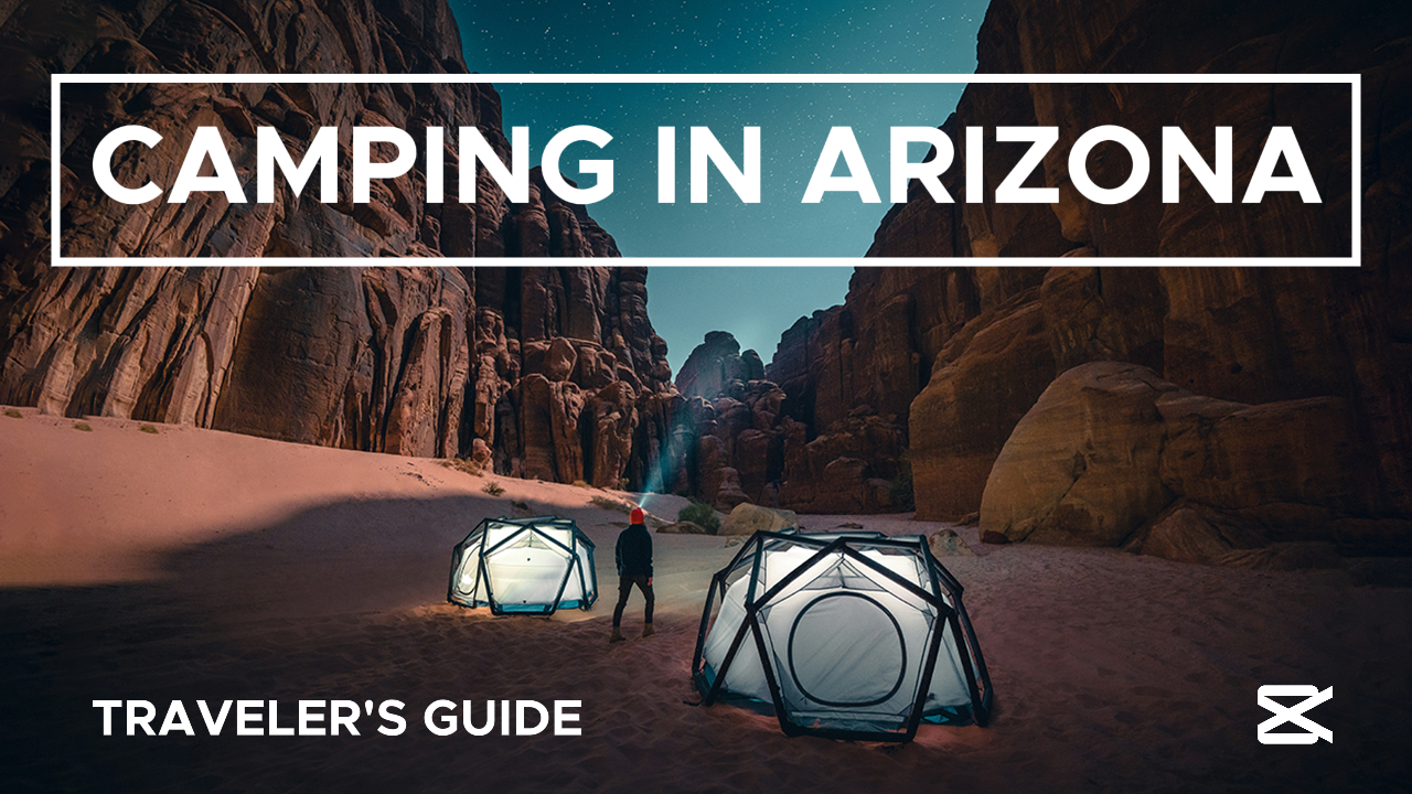 YouTube Thumbnail - Vlog - Camping in Arizona