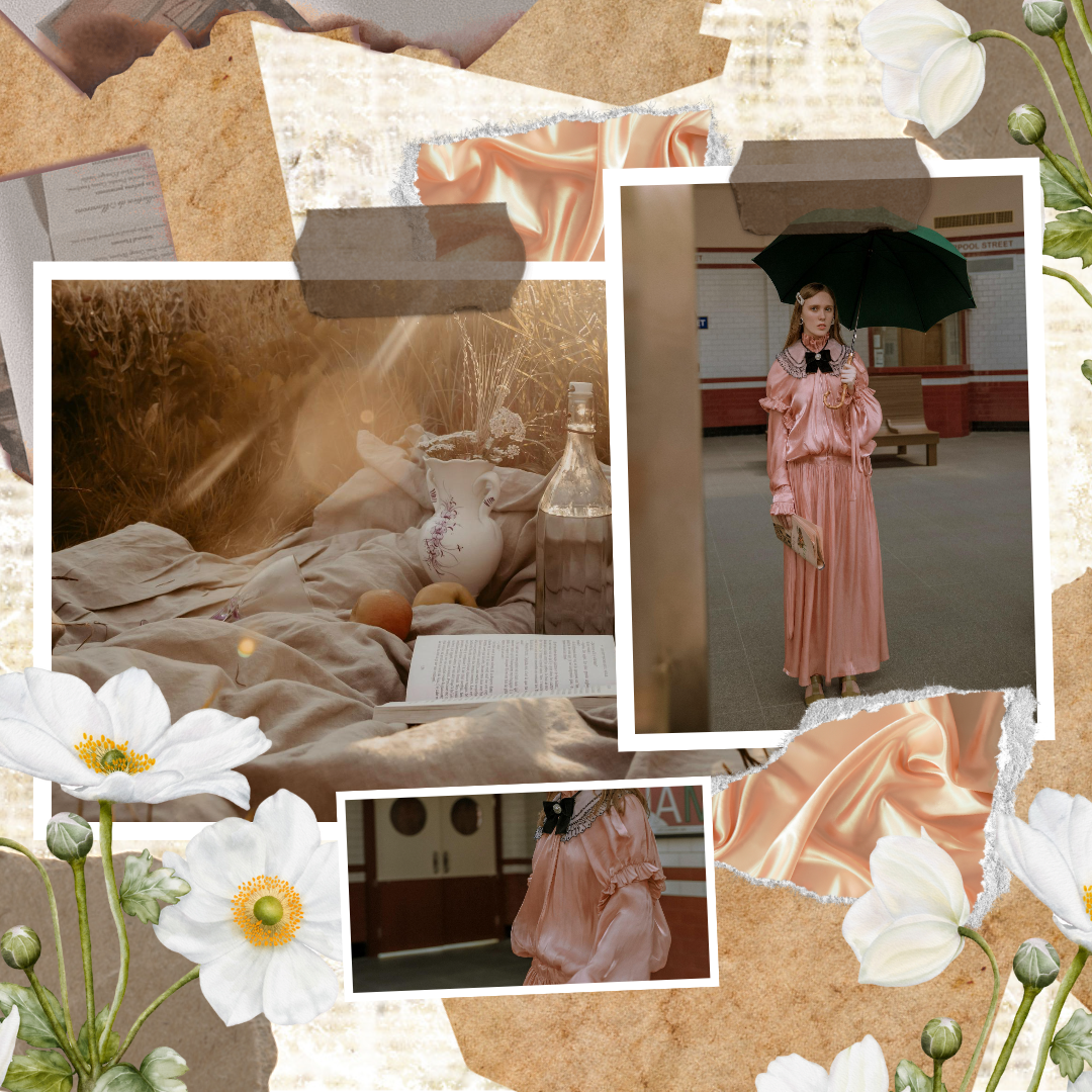 Minimalist Collage General industry instagram post flower paper