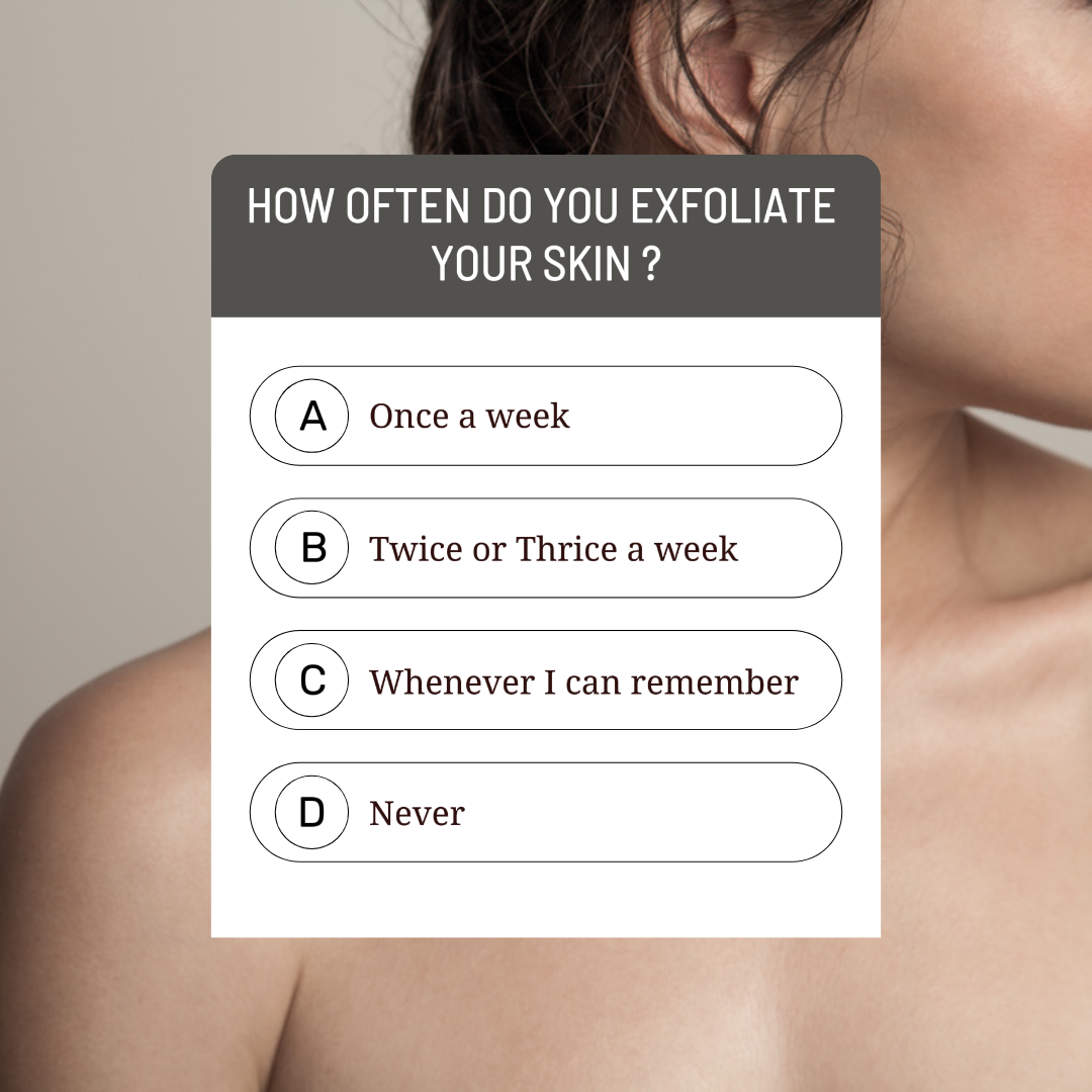 Beauty Care Peeling Tipps Instagram Post Minimalistisch Grau und Braun