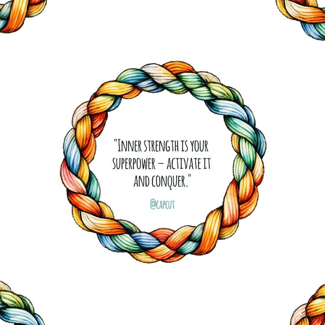 Saudação diária Instagram Post Força interna