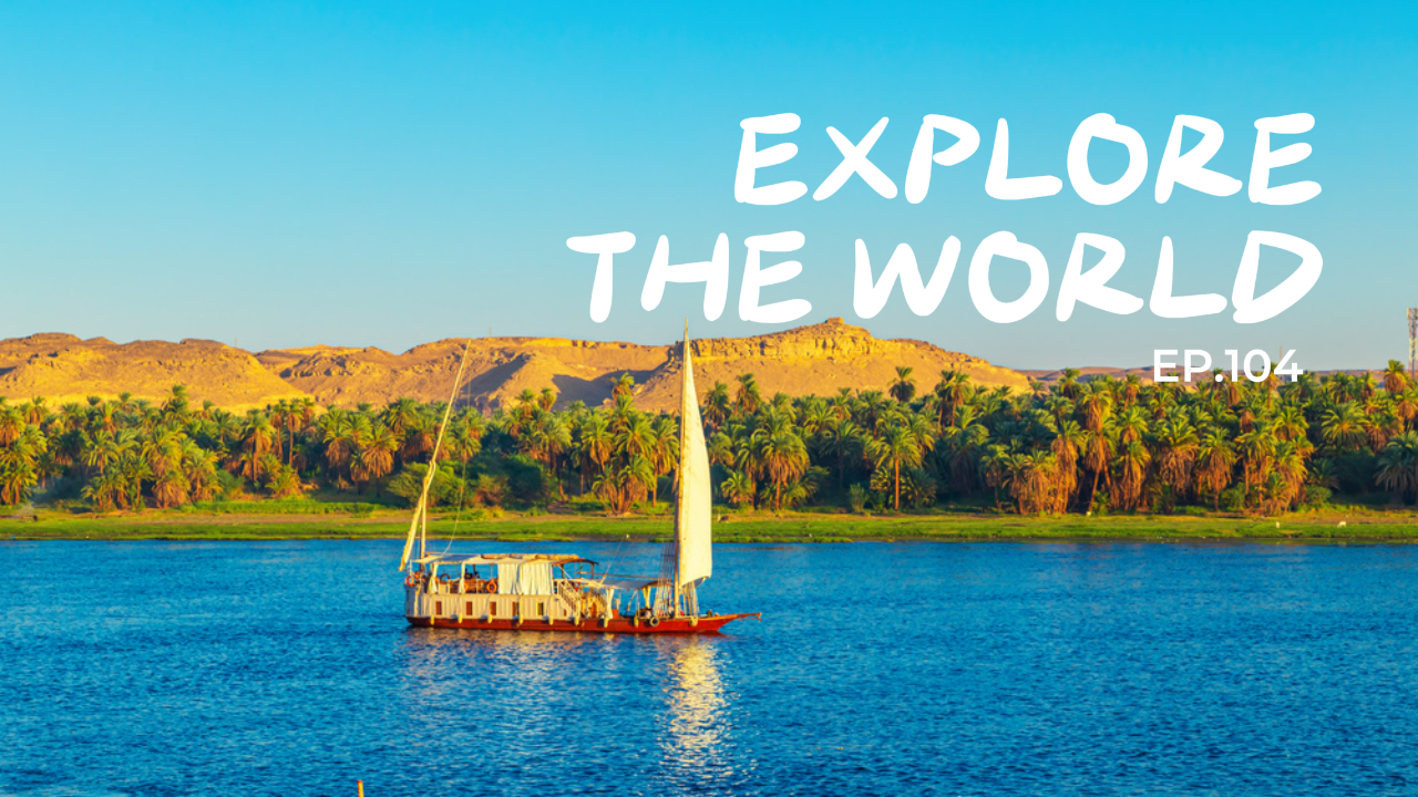 Youtube Thumbnail Vlog Perjalanan Jelajahi Dunia Minimalis