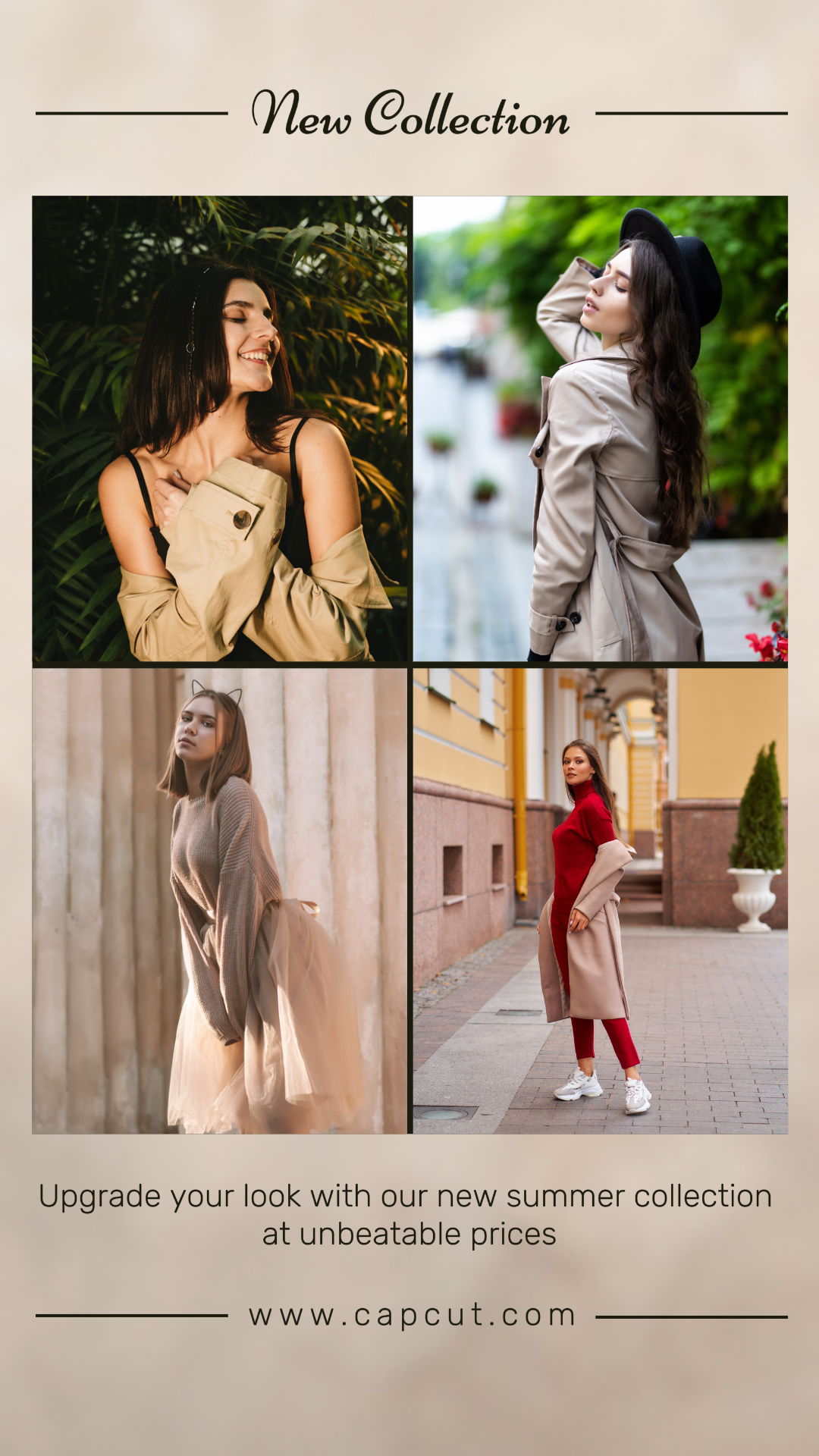 Collage minimalista - Cartel de marketing TikTok