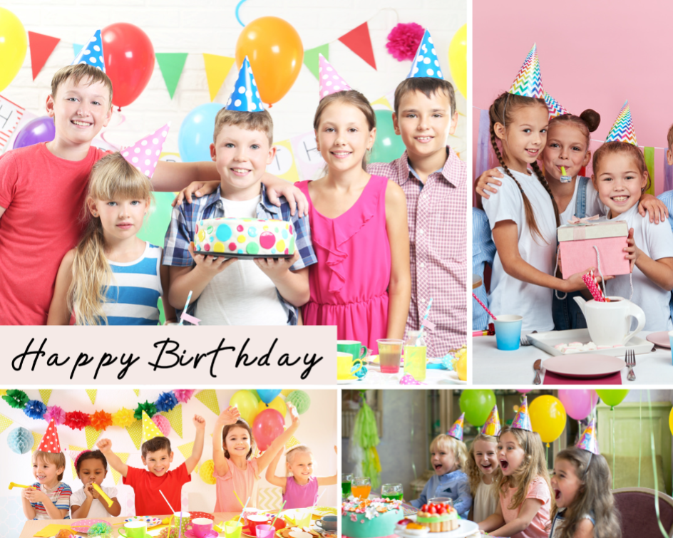 Non-marketing Photo Collage Birthday Party