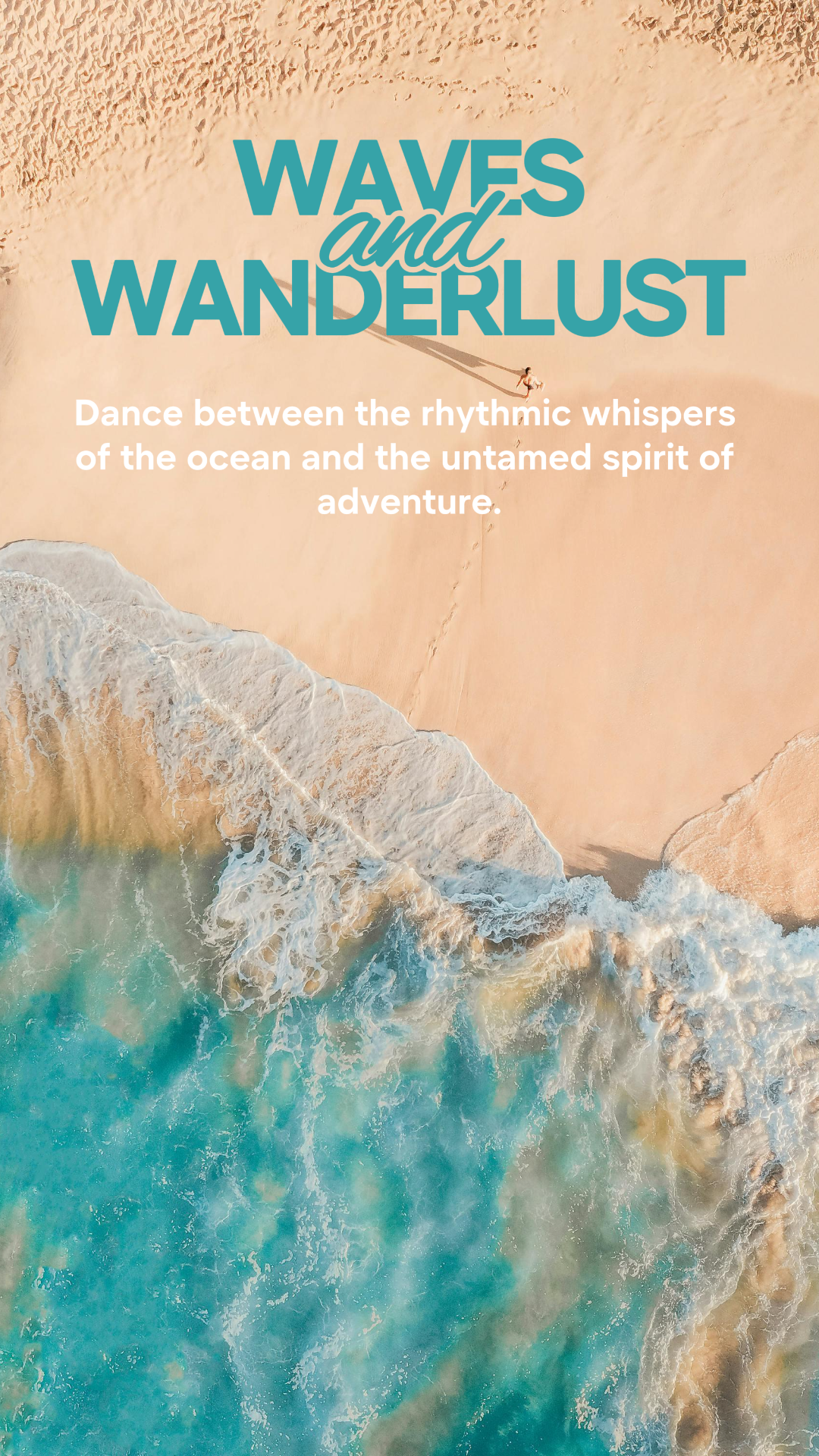 Olas de playa de viaje en miniatura de TiktTok