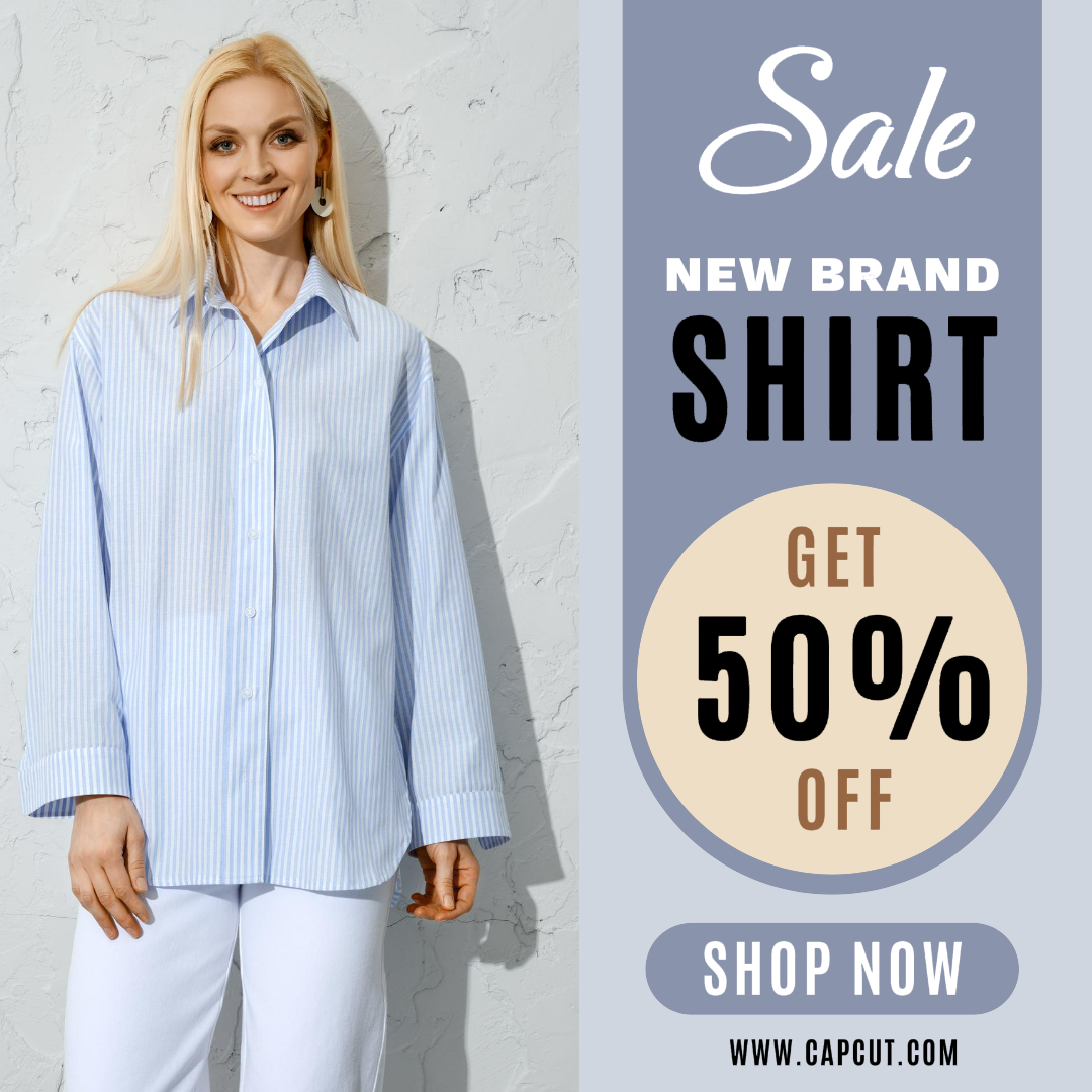 Bildvorlage Kleidung und Schuhe Marketing Poster Instagram Post Shirt Promo