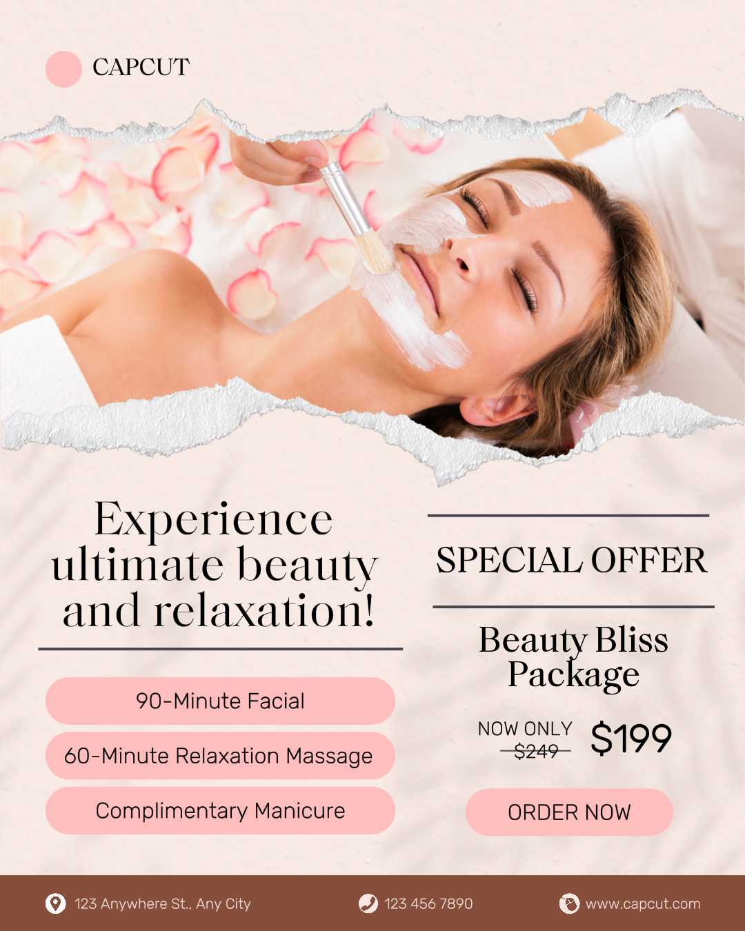 Potret Instagram Promosi Wajah Perawatan Pribadi