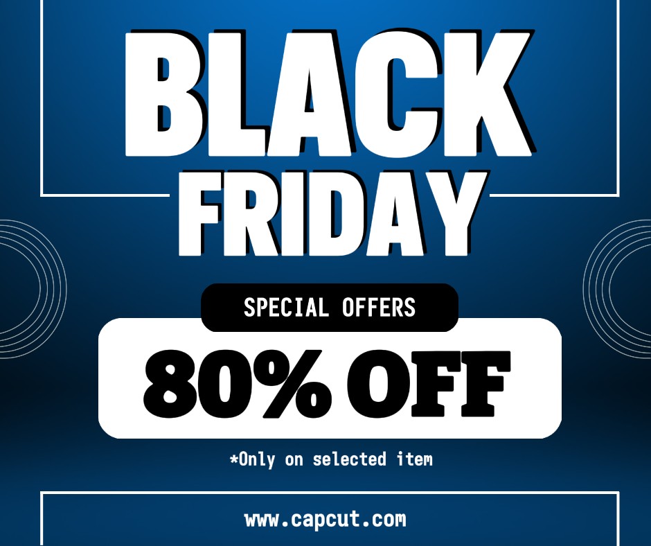 Black Friday Promotion Facebook Post