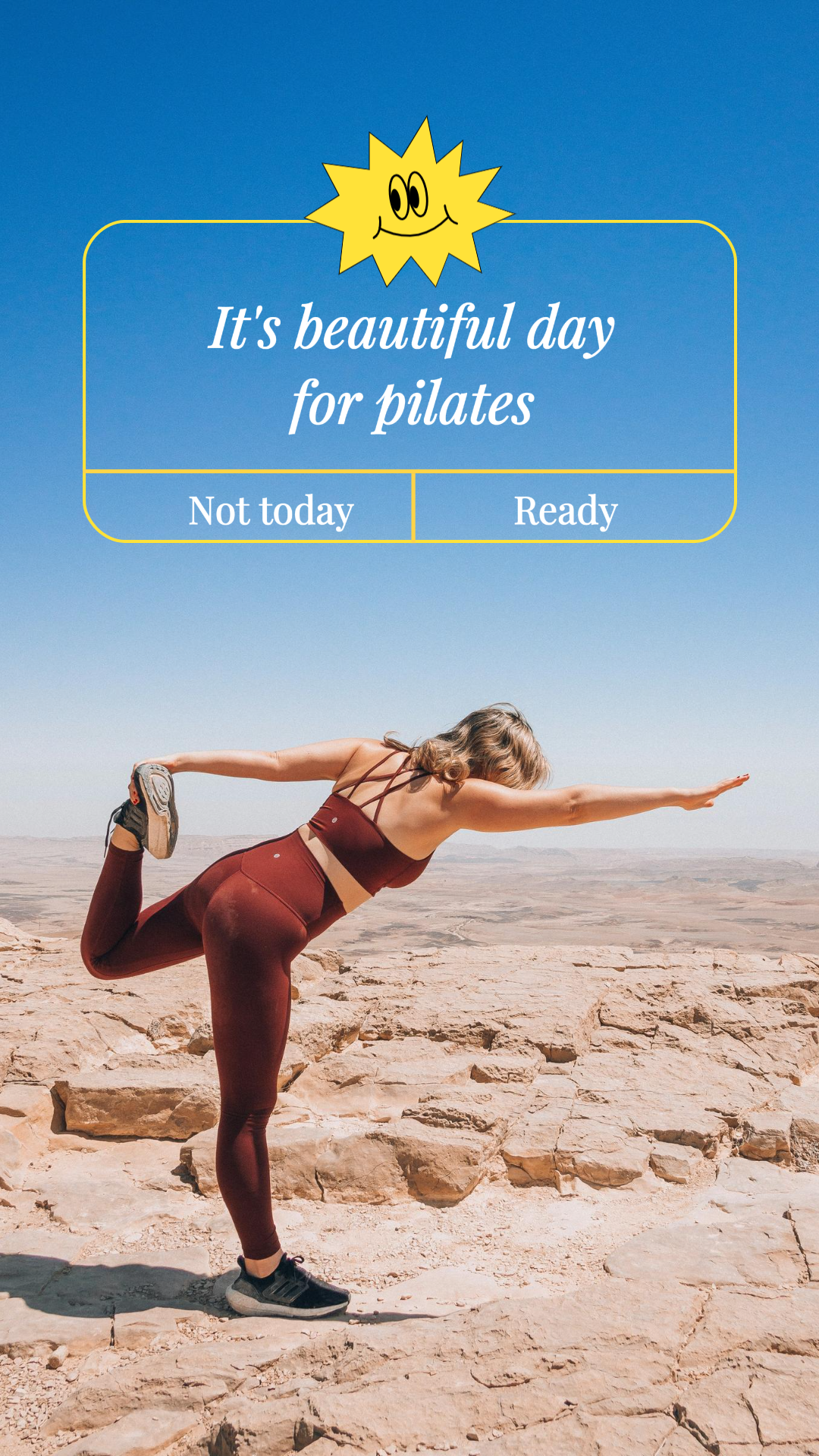 Affiche créative d'histoire Instagram d'entraînement et de remise en forme