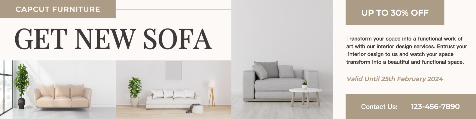 Spanduk LinkedIn Promosi Sofa