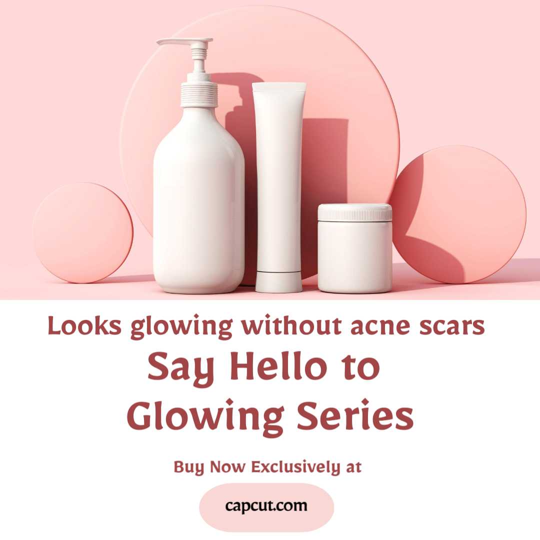 Beauty Skin Care Product Display Instagram Post