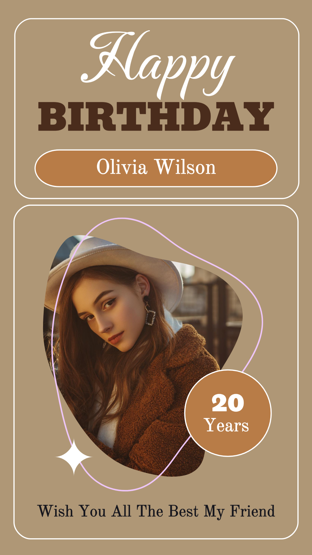 Ästhetische Happy Birthday Instagram Story