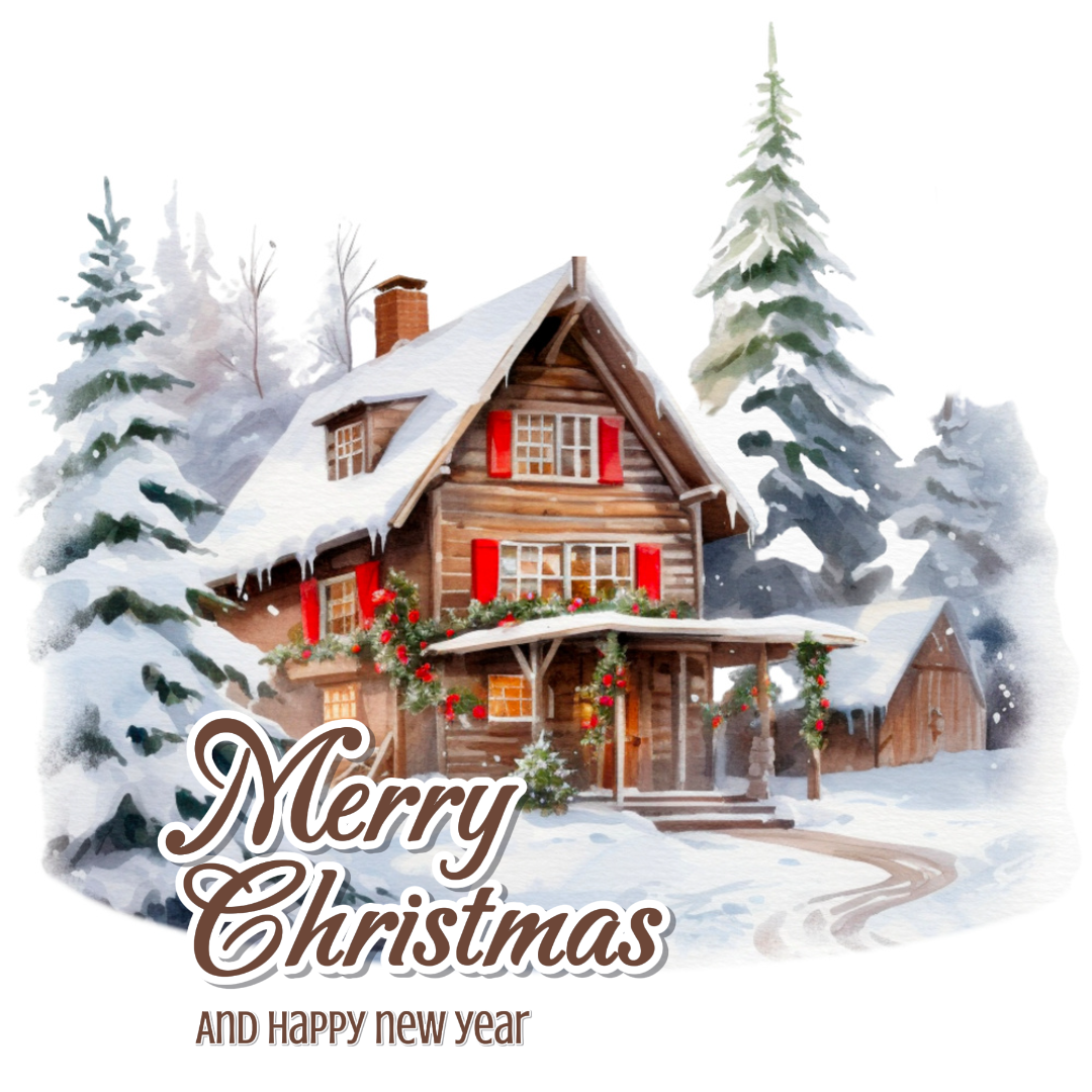 Carte de Noël pour la publication Instagram