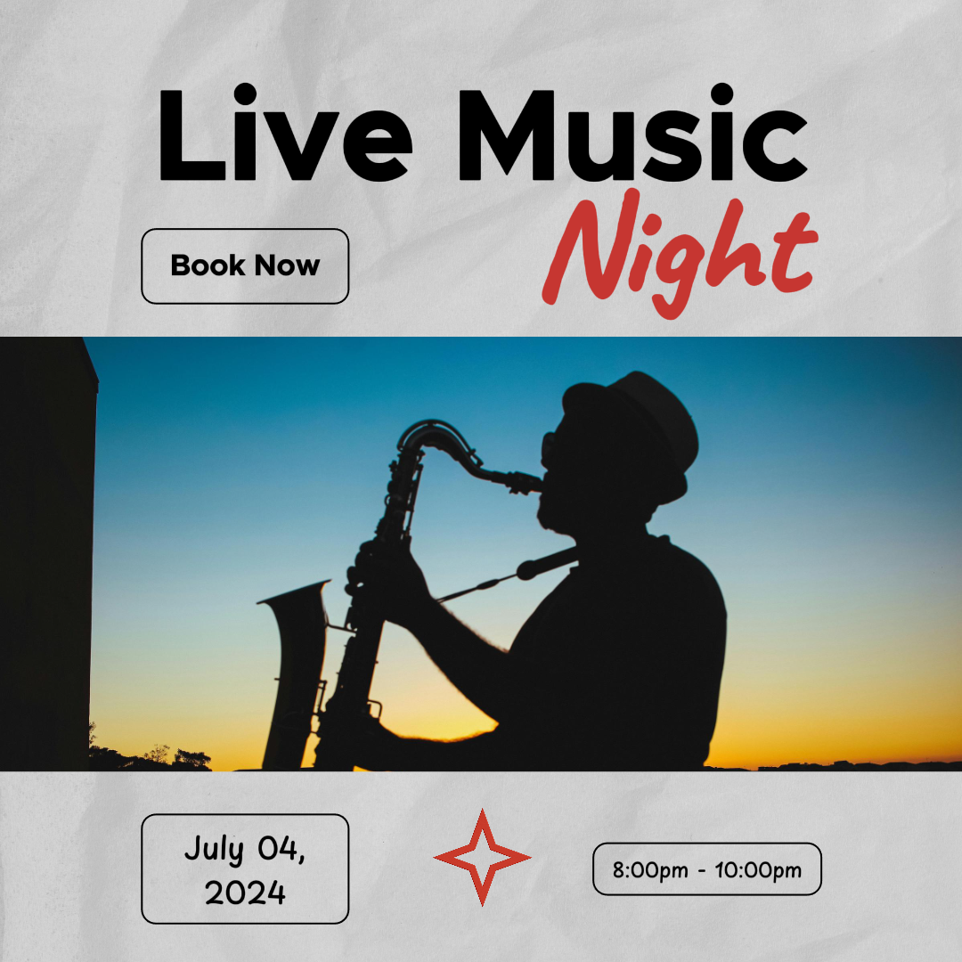 Entretenimento música ao vivo pôster instagram post