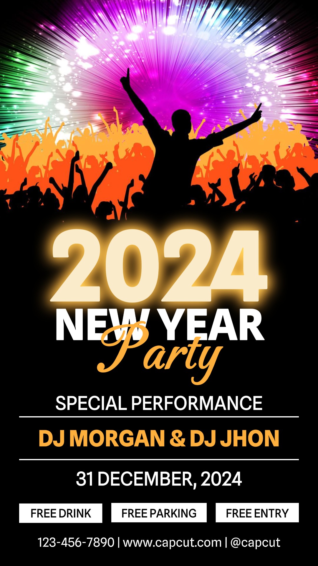 Andere Branchen 2024 Neujahrsparty-Promotion
